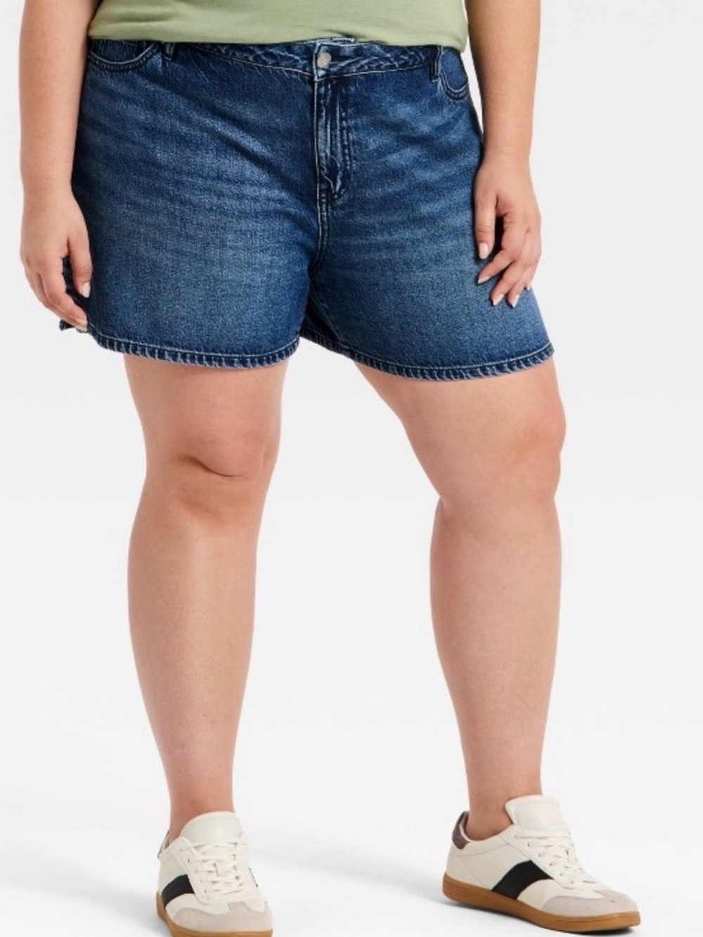 Ava & Viv Dark Blue Denim Shorts size 17